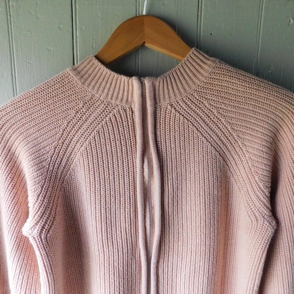 🦔🦔 Dusty Rose Ribbed Zipper Cardigan - Picture 6 of 13